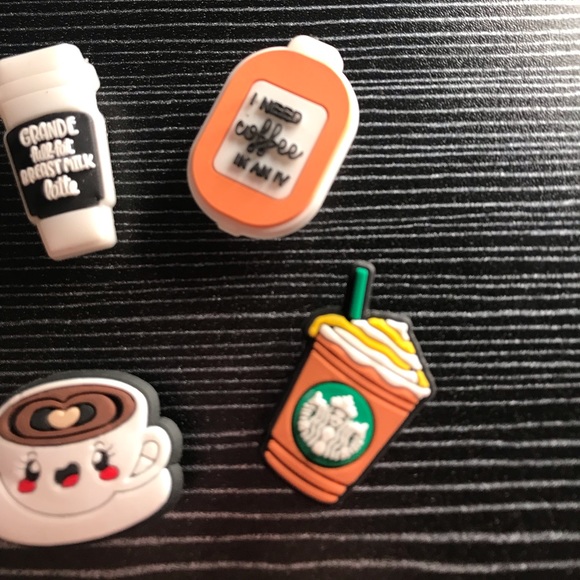 Starbucks Coffee & Breast Milk Themed Croc Charms *Bundle 3 Save 20%* - Picture 2 of 4